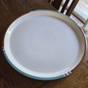 Vintage Dansk Mesa "White Sand Collection" Stoneware Chop Platter